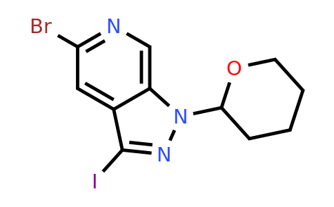 1369509-72-7 | 5-bromo-3-iodo-1-tetrahydropyran-2-yl-pyrazolo[3,4-c]pyridine