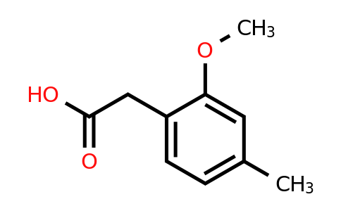 13721-18-1 | 2-Methoxy-4-methylphenylacetic acid