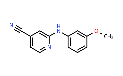 137225-08-2 | 2-((3-Methoxyphenyl)amino)isonicotinonitrile