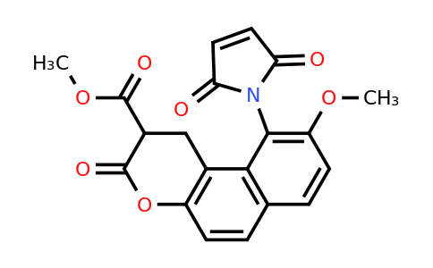 137350-66-4 | Methyl 10-(2,5-dioxo-2,5-dihydro-1H-pyrrol-1-yl)-9-methoxy-3-oxo-1H-benzo[f]chromene-2-carboxylate