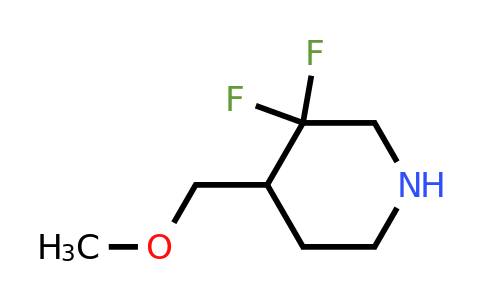 1373609-31-4 | Piperidine, 3,3-difluoro-4-(methoxymethyl)-