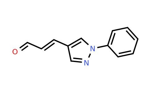 1375090-91-7 | 3-(1-Phenyl-1h-pyrazol-4-yl)acrylaldehyde