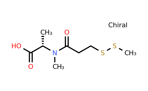 138148-62-6 | N-methyl-N-(3-(methyldisulfanyl)propanoyl)-L-alanine