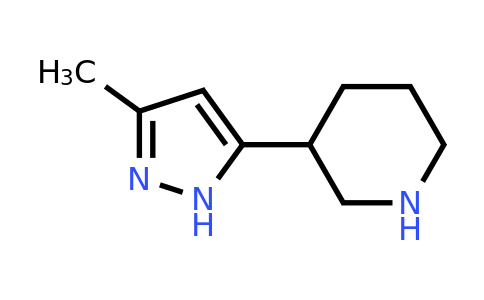 1384427-37-5 | 3-(3-Methyl-1H-pyrazol-5-yl)piperidine