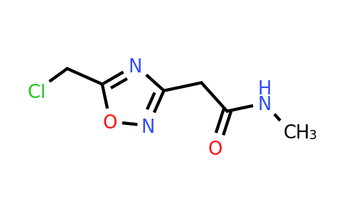 1384430-49-2 | 2-[5-(Chloromethyl)-1,2,4-oxadiazol-3-yl]-N-methylacetamide