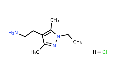 1384431-24-6 | 2-(1-Ethyl-3,5-dimethyl-1h-pyrazol-4-yl)ethan-1-amine hydrochloride
