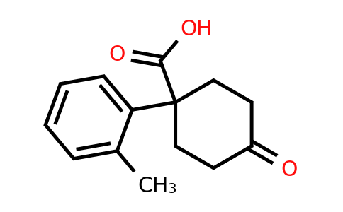 1385694-73-4 | 4-Oxo-1-(O-tolyl)cyclohexanecarboxylic acid