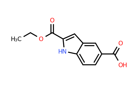 138731-14-3 | 2-ethoxycarbonyl-1H-indole-5-carboxylic acid