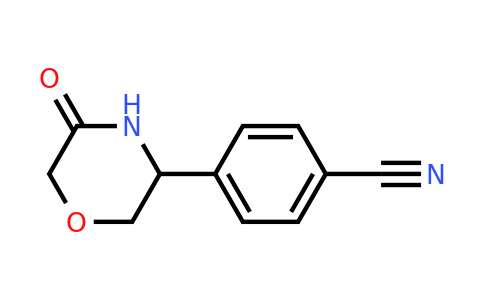 1391211-17-8 | 4-(5-Oxomorpholin-3-yl)benzonitrile