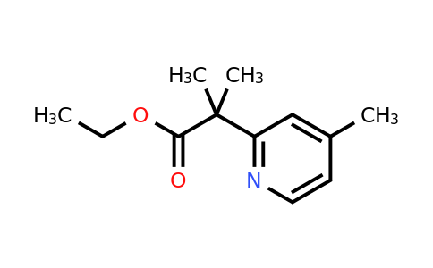 1396893-45-0 | Ethyl 2-Methyl-2-(4-methylpyridin-2yl)propionate
