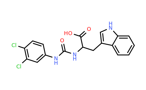 1396965-73-3 | 2-{[(3,4-dichlorophenyl)carbamoyl]amino}-3-(1H-indol-3-yl)propanoic acid