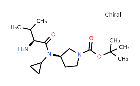 1401667-71-7 | (R)-tert-Butyl 3-((S)-2-amino-N-cyclopropyl-3-methylbutanamido)pyrrolidine-1-carboxylate