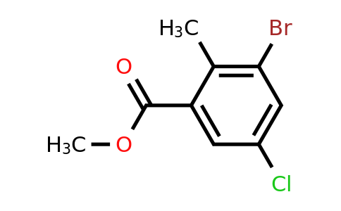 1403597-45-4 | Methyl 3-Bromo-5-chloro-2-methylbenzoate