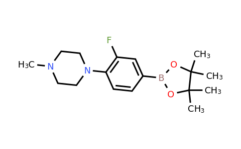 1408088-34-5 | 3-Fluoro-4-(4-methylpiperazino)phenylboronic acid pinacol ester