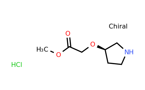1414960-62-5 | (R)-(Pyrrolidin-3-yloxy)-acetic acid methyl ester hydrochloride
