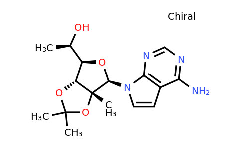 1417563-70-2 | (1R)-1-[(3aR,4R,6R,6aR)-6-{4-amino-7H-pirrolo[2,3-d]pirimidin-7-il}-2,2,6a-trimetil-tetrahidro-2H-furo[3,4-d][1,3]dioxol-4-il]etan-1-ol