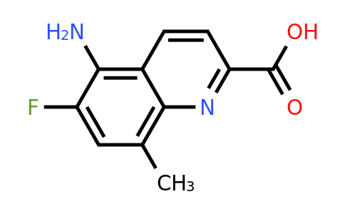 1420792-51-3 | 5-Amino-6-fluoro-8-methylquinoline-2-carboxylic acid