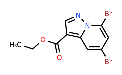 1427195-34-3 | 5,7-Dibromo-pyrazolo[1,5-a]pyridine-3-carboxylic acid ethyl ester