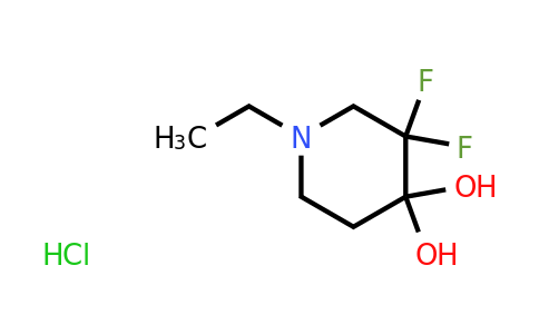 1440422-40-1 | 1-ethyl-3,3-difluoropiperidine-4,4-diol hydrochloride