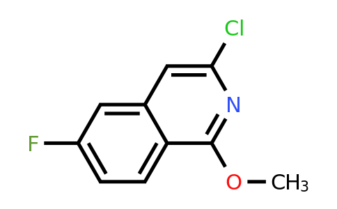 1443759-45-2 | 3-Chloro-6-fluoro-1-methoxyisoquinoline