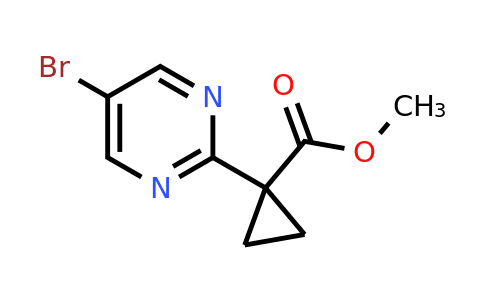 1447607-69-3 | Methyl 1-(5-bromopyrimidin-2-yl)cyclopropanecarboxylate