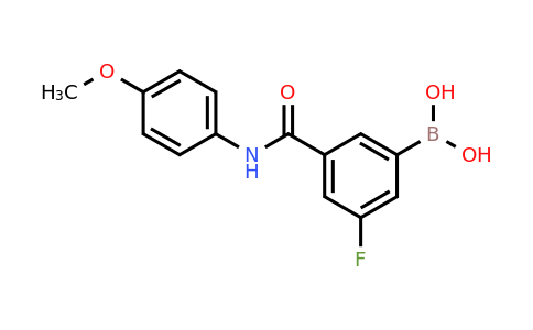 1449133-60-1 | 3-Fluoro-5-(4-methoxyphenylcarbamoyl)benzeneboronic acid