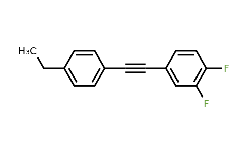 145698-42-6 | 4-((4-Ethylphenyl)ethynyl)-1,2-difluorobenzene