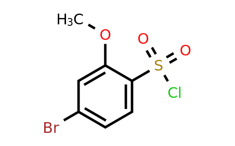 145915-29-3 | 4-Bromo-2-methoxybenzenesulfonylchloride