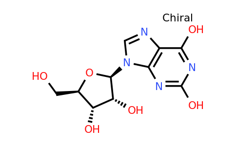 146-80-5 | 9-((2R,3R,4S,5R)-3,4-Dihydroxy-5-(hydroxymethyl)tetrahydrofuran-2-yl)-9H-purine-2,6-diol