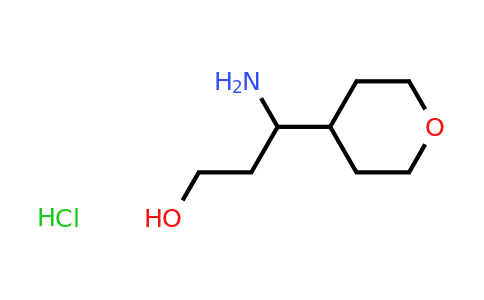 1461715-24-1 | 3-amino-3-(oxan-4-yl)propan-1-ol hydrochloride