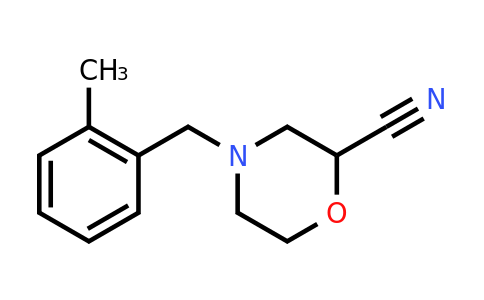 1466551-41-6 | 4-[(2-Methylphenyl)methyl]morpholine-2-carbonitrile