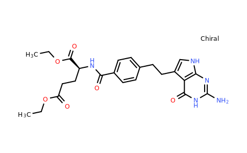 146943-43-3 | (S)-2-(4-[2-(2-Amino-4-oxo-4,7-dihydro-3H-pyrrolo[2,3-d]pyrimidin-5-yl)-ethyl]-benzoylamino)-pentanedioicacid diethylester