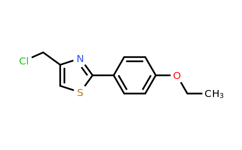 147046-35-3 | 4-(Chloromethyl)-2-(4-ethoxyphenyl)-1,3-thiazole