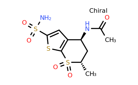 147200-03-1 | N-((4S,6S)-6-Methyl-7,7-dioxido-2-sulfamoyl-5,6-dihydro-4H-thieno[2,3-b]thiopyran-4-yl)acetamide