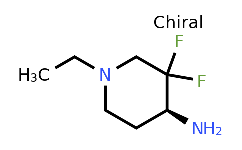 1474029-76-9 | 4-Piperidinamine, 1-ethyl-3,3-difluoro-, (4S)-