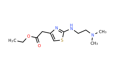 1477934-34-1 | Ethyl 2-(2-{[2-(dimethylamino)ethyl]amino}-1,3-thiazol-4-yl)acetate