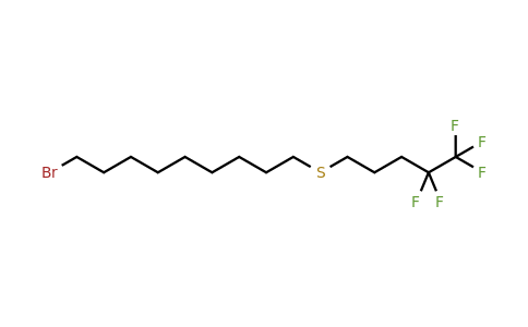 148757-89-5 | 1-Bromo-9-(4,4,5,5,5-pentafluoropentylthio)nonane
