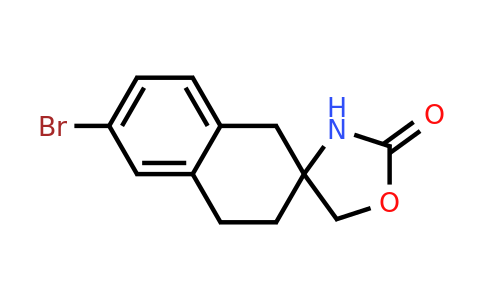 1489572-93-1 | 6-Bromo-3,4-dihydro-1H-spiro[naphthalene-2,3'-[1,4]oxazolidine]-5'-one