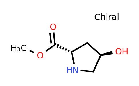 1499-56-5 | (2S,4R)-Methyl 4-hydroxypyrrolidine-2-carboxylate