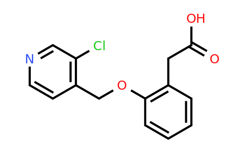 1500880-56-7 | 2-(2-((3-Chloropyridin-4-yl)methoxy)phenyl)acetic acid