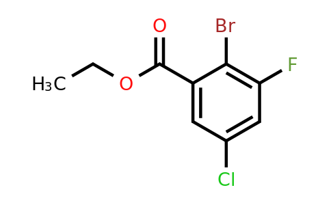 1508363-46-9 | Ethyl 2-bromo-5-chloro-3-fluorobenzoate