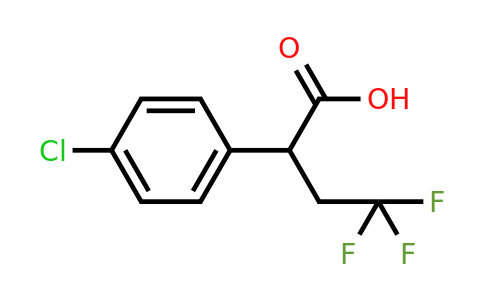 1511647-92-9 | 2-(4-Chlorophenyl)-4,4,4-trifluorobutanoic acid