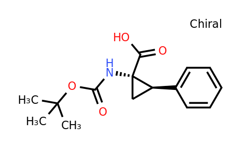 151910-11-1 | (1S,2R)-N-Boc-1-amino-2-phenylcyclopropanecarboxylicacid