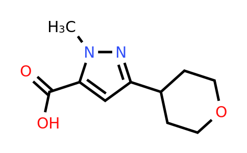 1526383-55-0 | 1-Methyl-3-(oxan-4-yl)-1h-pyrazole-5-carboxylic acid