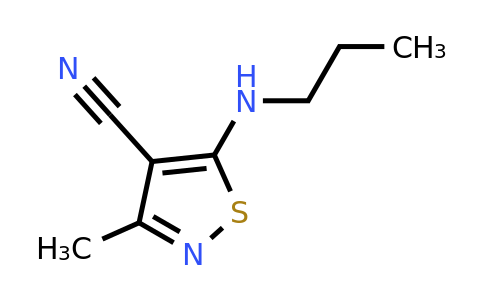 1531092-09-7 | 3-Methyl-5-(propylamino)-1,2-thiazole-4-carbonitrile