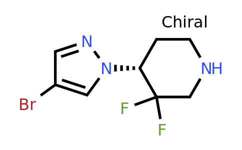 1534350-68-9 | (R)-4-(4-bromo-1H-pyrazol-1-yl)-3,3-difluoropiperidine