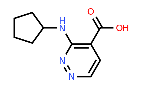 1535418-59-7 | 3-(Cyclopentylamino)pyridazine-4-carboxylic acid