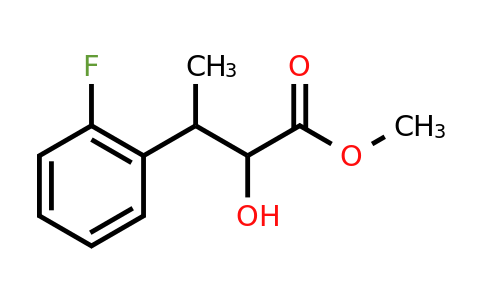 1536007-51-8 | Methyl 3-(2-fluorophenyl)-2-hydroxybutanoate