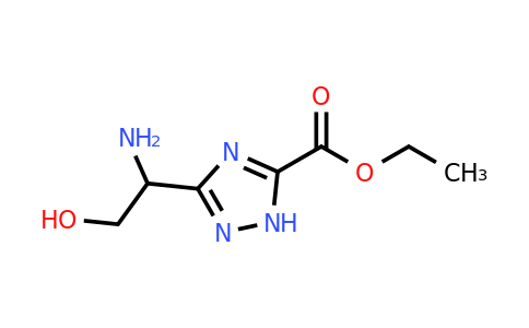 1537639-78-3 | Ethyl 3-(1-amino-2-hydroxyethyl)-1H-1,2,4-triazole-5-carboxylate