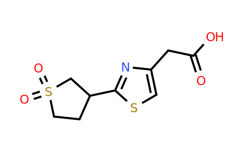 1548085-92-2 | 2-[2-(1,1-Dioxo-1lambda6-thiolan-3-yl)-1,3-thiazol-4-yl]acetic acid